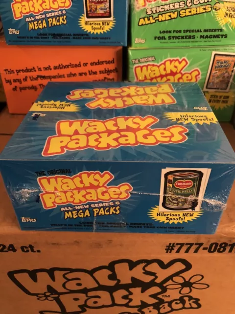 Topps Series 6 Wacky Packages Factory Sealed Box Sealed 24 Packs