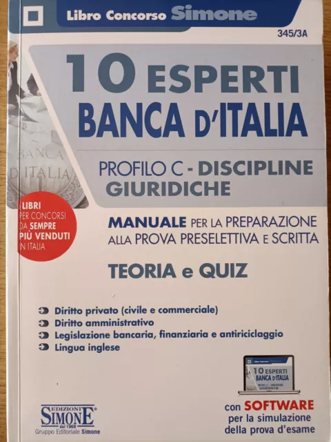 Banca D'Italia Manuale Per La Preparazione Alla Prova Preselettiva E Scritta