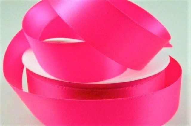 Eichenholz doppelseitiger Satin 15 mm x 25m Fuschia