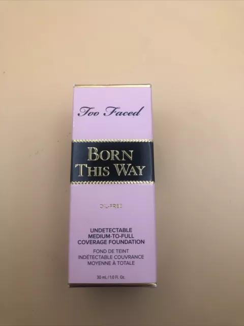 Base de acabado natural Too Faced Born This Way #WarmBeige - nueva en caja