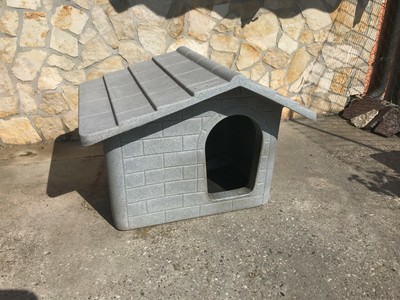 Cuccio cuccia media cane Euro3plast Kasa pietra vecchia usata da Cocker spaniel inglese 