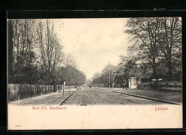 Postcard London, West Hill, Wandsworth 1904
