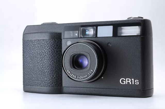 LCD Works 【TOP MINT W/Box】 Ricoh GR1s Black 35mm Point & Shoot Film Camera Japan 3