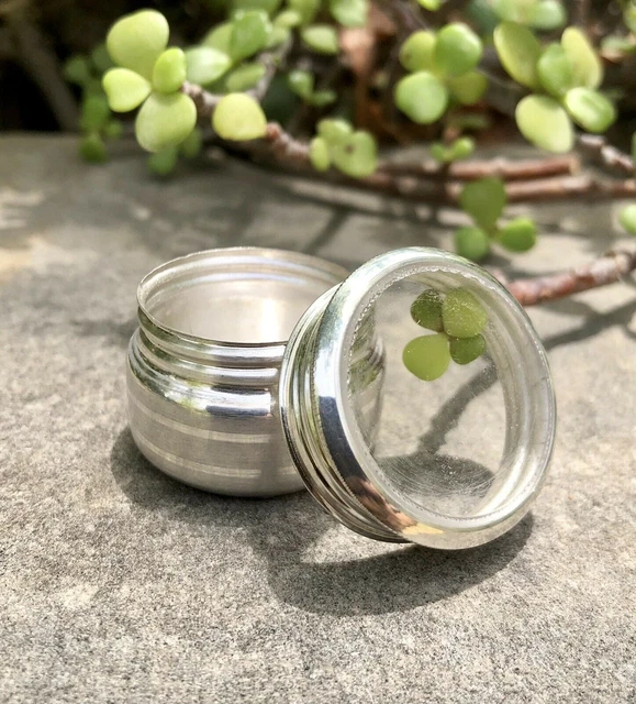 Boîte à Bijoux/bibelot En Argent 925 - Forme Cercueil, Carré 1,8 Cm, Fait Main - Neuf Avec étiquettes