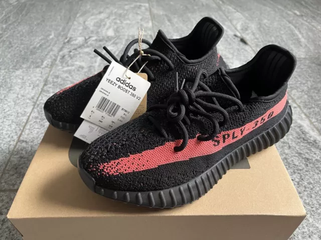 Adidas yeezy boost 350 righe rosse sale