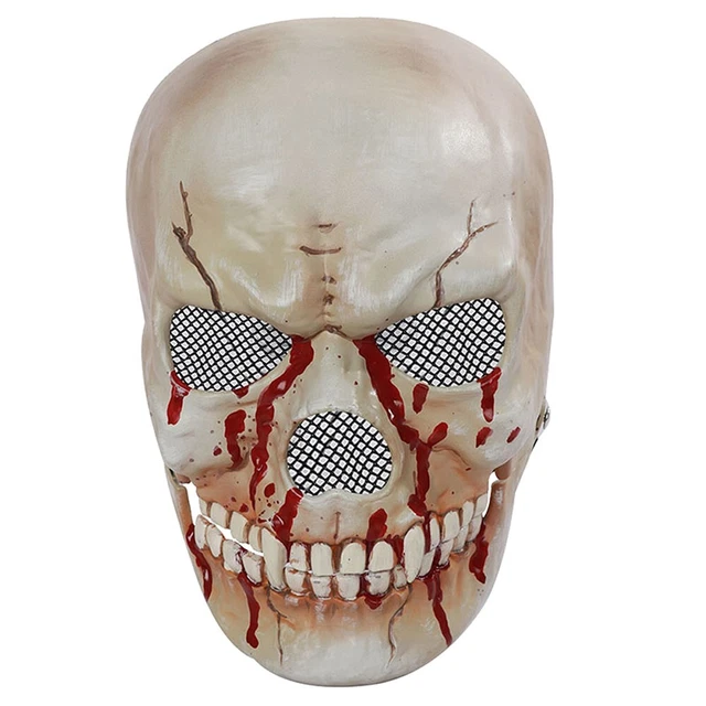 Masque Squelette Sanglant Articulé