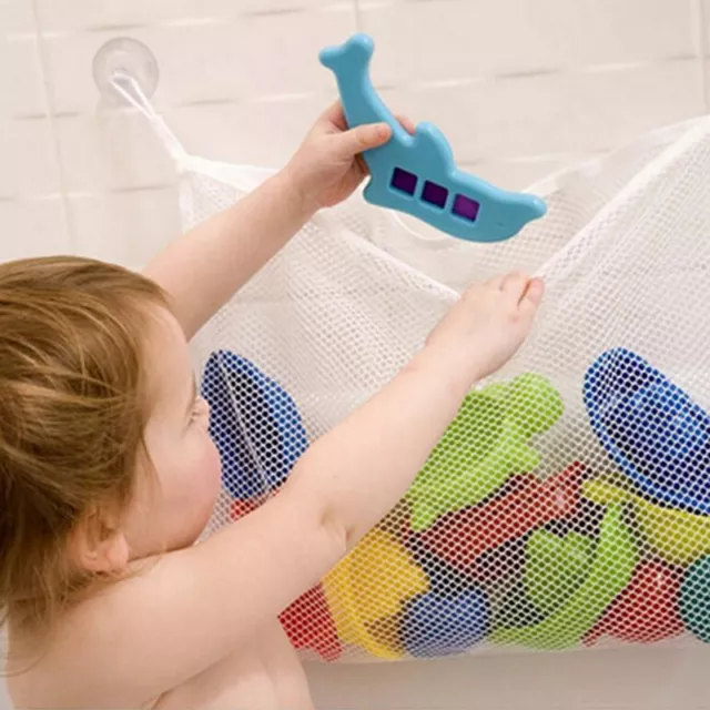 Baby Bath Toy Mesh Storage Bag Organizer Holder Bathroom Stuff Tidy Net 35*45cm