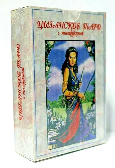 Gypsy Tarot 78 Card Deck in Russian + manual Цыганское Таро карты