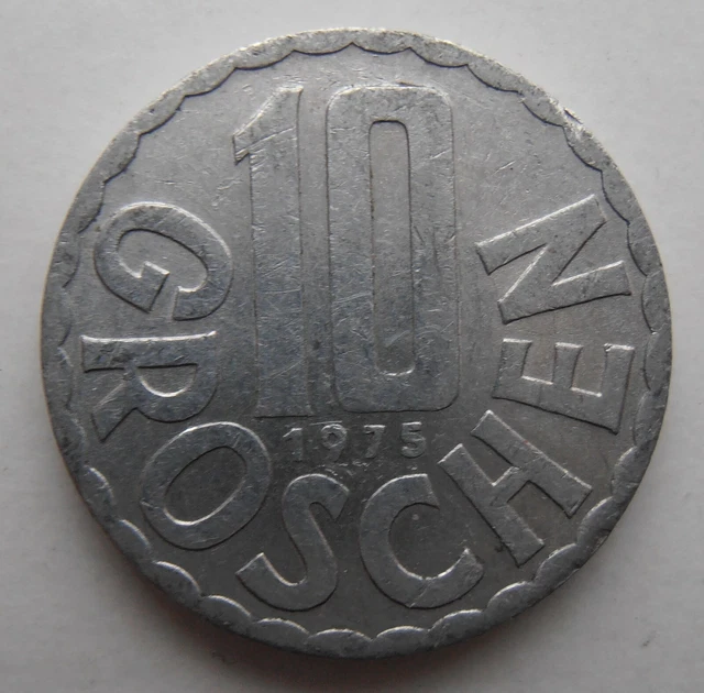Austria 10 Groschen 1975