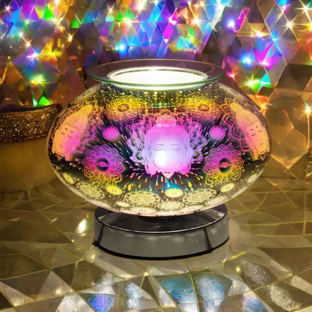 Desire Electric Wax Melt Oil Burner Aroma Wax Warmer 3D Touch Lamp Night  Light 
