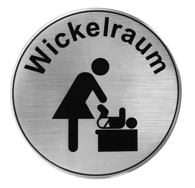 Look. Sign Sticker 3D STICKER ALUMINIUM look sign changing room door sign 70 mm 900151 £8. ...