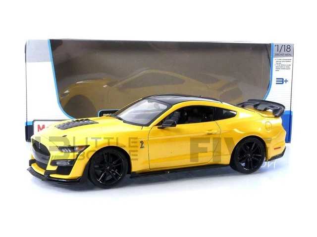 Maisto 31452B – Mustang Shelby GT500 2020 Bleue – Échelle 1/18 – Modèle Réduit Voiture De Collection