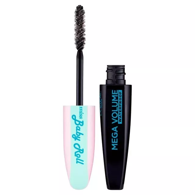 L'OREAL Mega Volume Mascara Miss Baby Roll Mega Volume Black Waterproof