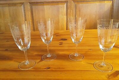 Ancien verre en cristal guilloché de Baccarat Daum Saint Louis ? 