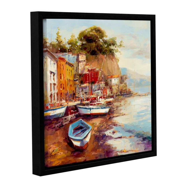 ArtWall 0 Catano's Drydock, Gallery Wrapped Floater-framed  Small