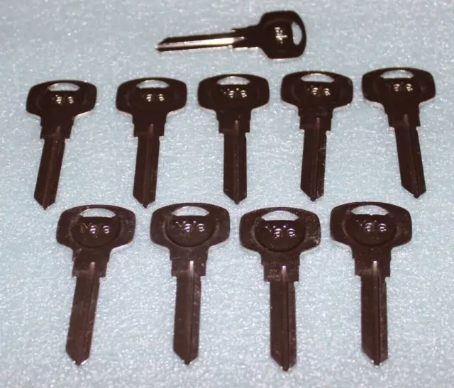 NOS Yale 6 Pin Key Blanks Lot Of 10 For YH Collection Locks Locksmith