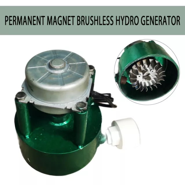 10W WATER TURBINE Generator Micro Hydro Hydroelectric DIY LED Power DC5V  12V 80V £13.08 - PicClick UK