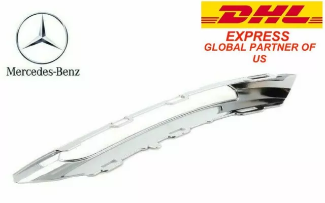 Mercedes W204 C180 C200 C250 C350 Right Daytime Running Light Chrome Oem New