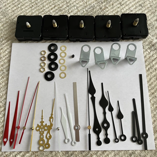 DIY CLOCK MOVEMENT Quartz Mechanism Wall Replacement Repair Tool Parts