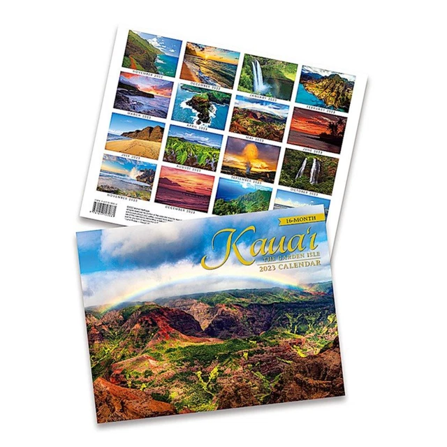 HAWAII ALOHA STATE Hawaiian 2023 16 Month Calendar November 2022