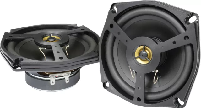 Show Chrome Coaxial Speakers 5.5" 13-106