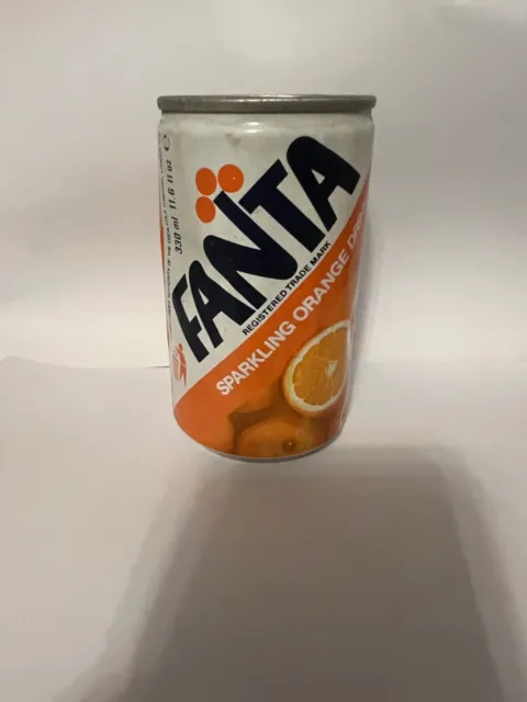 vintage Coca Cola Fanta 1980s empty Fanta can pop soda 330ml rare