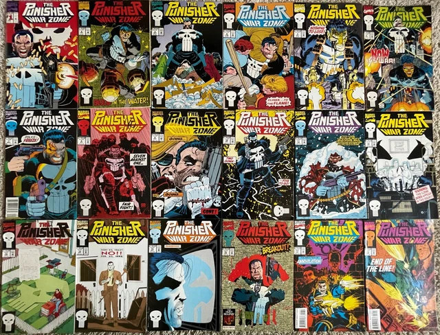 Punisher War Zone Lot #1 Marvel comics series from the 1990s