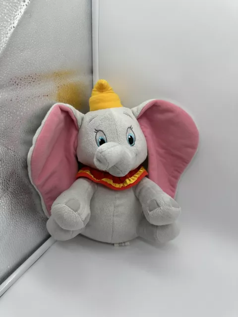 Disney Dumbo the Elephant Plush Stuffed Animal 11" Sitting Gray Kohl's Cares