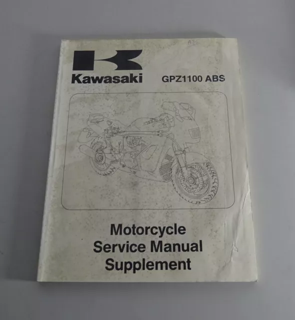 Nachtrag für Werkstatthandbuch / Workshop Manual Kawasaki GPZ 1100 ABS von 1995