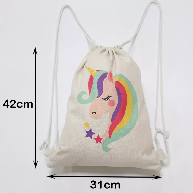 Sublimation Blank Bag Travel Gym School Drawstring Bag String Backpack Wholesale