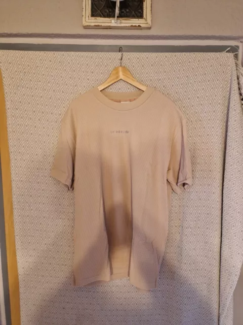 Adidas Waffle T-Shirt Gr. XL Beige