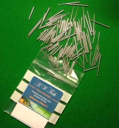 Solid STEEL Pack of 100 Tapered Assorted Clock Antique Pins * BESTSELLER *