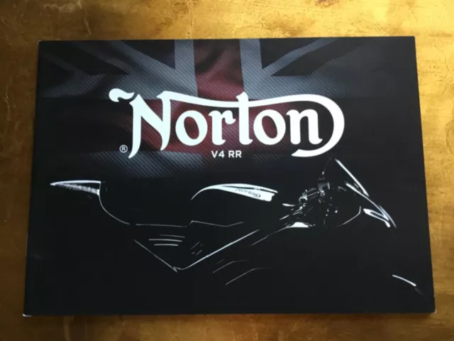 Norton V4 RR Original Motorcycle Brochure, leaflet