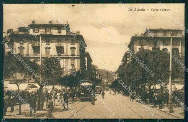 La Spezia Città Tram cartolina QZ7265