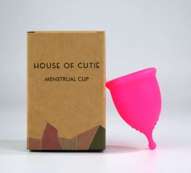 Menstrual Period Cup 100% Medical Silicone Eco Reusable With Pouch UK Seller
