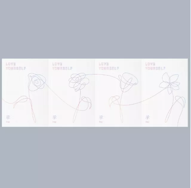 BTS 5th Mini Album [LOVE YOURSELF 承 Her] Random Ver. CD+Book+Card+Sticker+M.Book