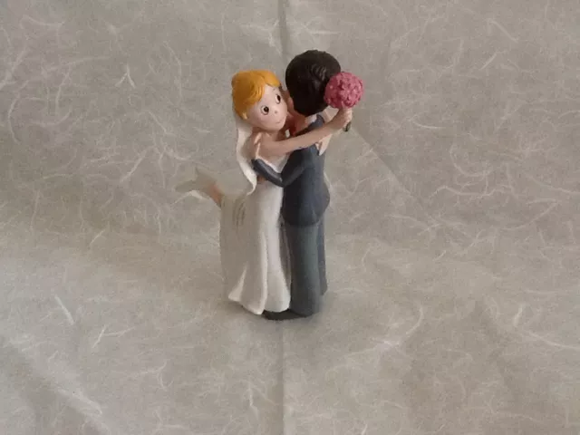 Cake Topper Matrimonio, Sposini Sopra Torta Resina, karma Living ,wedding Cake