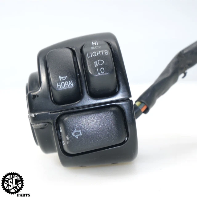 01-07 2005 Harley Davidson Softail Left Control Headlight Switch Housing Hd16