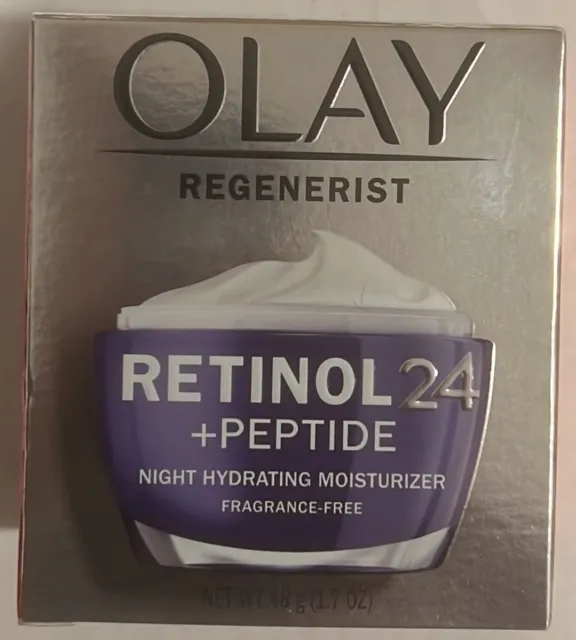 Olay Regenerist Retinol 24 + PEPTIDE Night Face  Fragrance Free 1.7oz