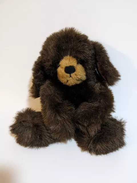 Vintage 1982 15" Gund Inc. Dark Brown Floppy Teddy Bear Plush Stuffed Animal