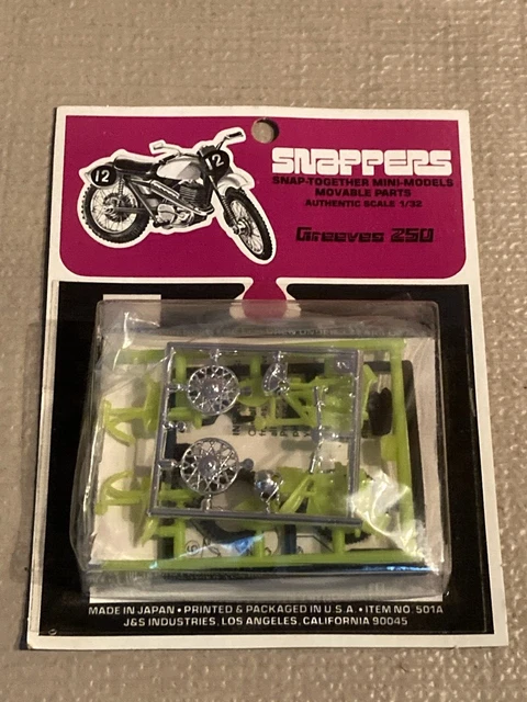 Snappers Mini Model Kit Greeves 250 - 1/32 Scale - Sealed!!