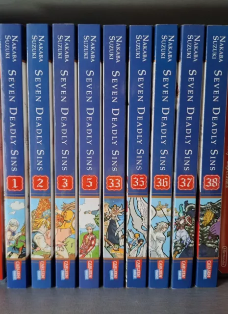 Manga Sammlung Seven Deadly Sins Band 1-3, 5 Deutsch Carlsen Manga