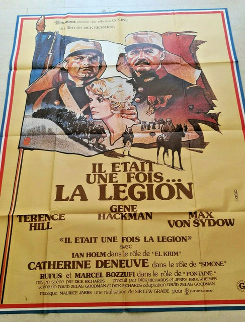 Cinema Affiche Il Etait Une Fois La Legion Terence Hill Catherine Deneuve 1977