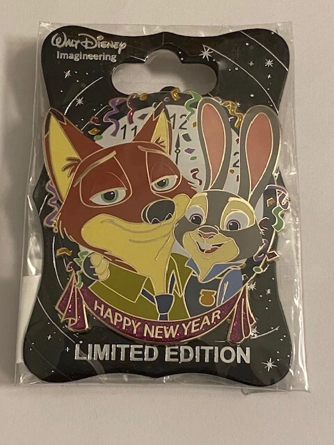 Disney 2016 AMC Stubs Member Exclusive Zootopia Nick Wilde Judy Hopps Pin  Lot