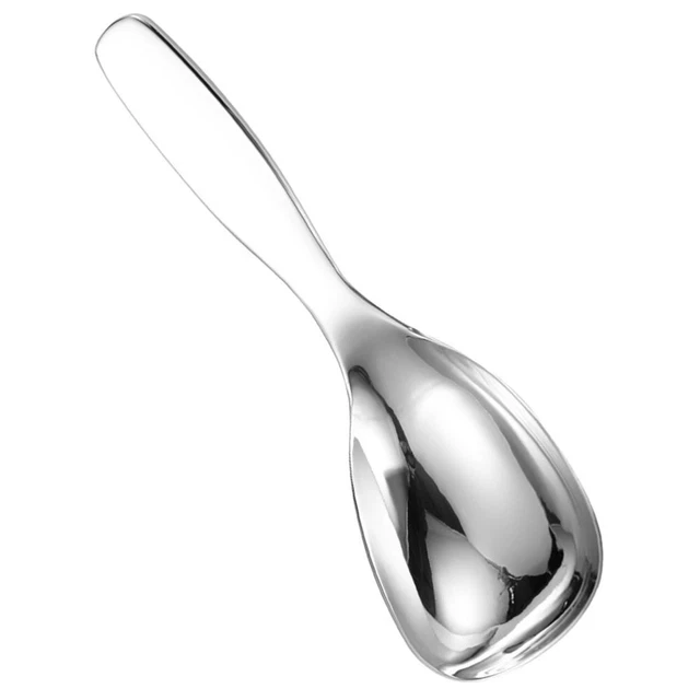 Cuchara para servir de acero inoxidable cuchara para servir rótula de arroz cuchara de arroz