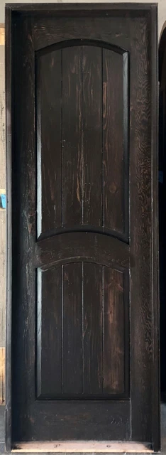 Rustic reclaimed lumber square top interior door 37.5 X 97.5 2" thick 6" jamb