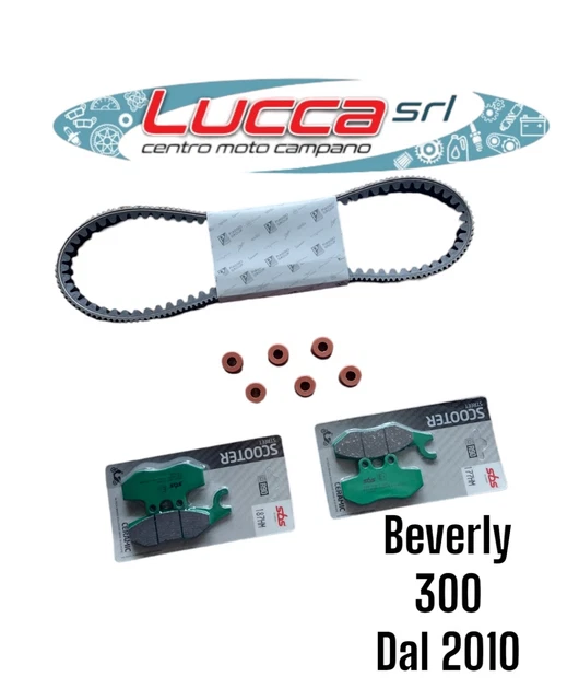 Kit Tagliando Cinghia Rulli 2 CP. Pastiglie Piaggio Beverly 300 Dal 2010