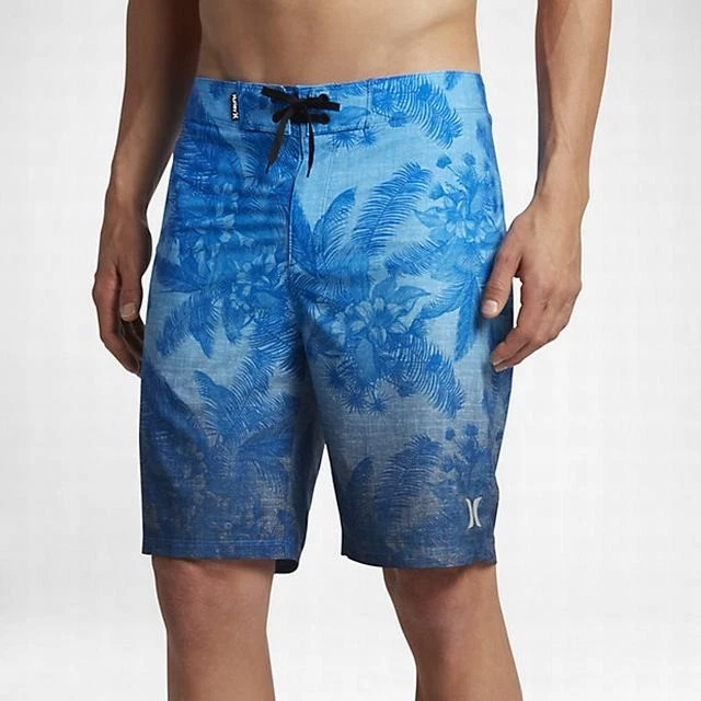 New HURLEY NIKE board shorts swim trunk Phantom Colin blue floral sz  32