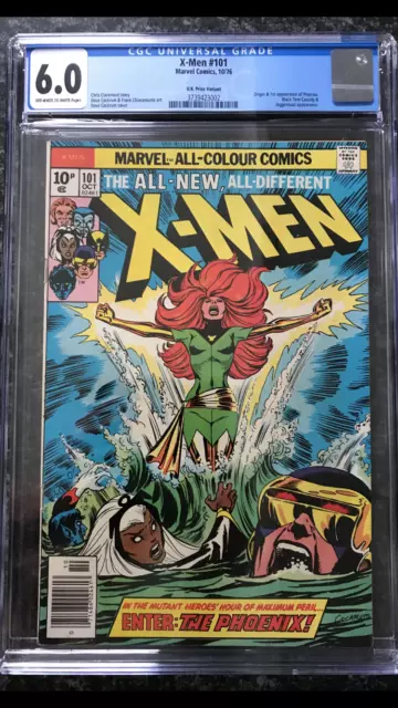 Xmen #101 - 1st App.Phoenix-Rare 🇬🇧 U.K. variant