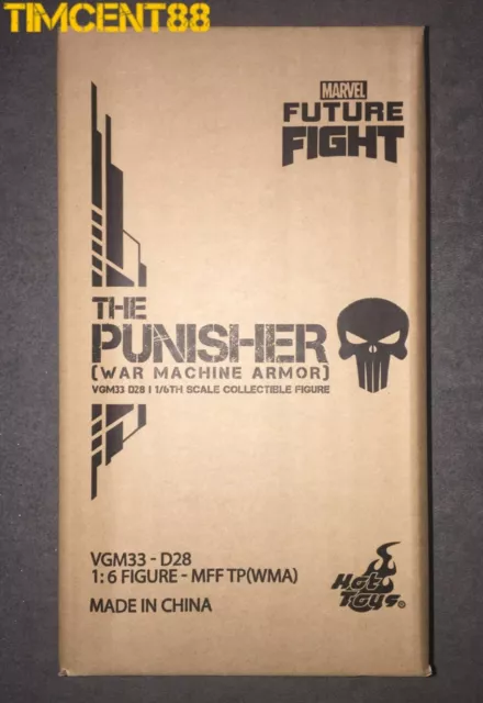 Ready Hot Toys VGM33D28 Marvel Future Fight 1/6 The Punisher War Machine Armor